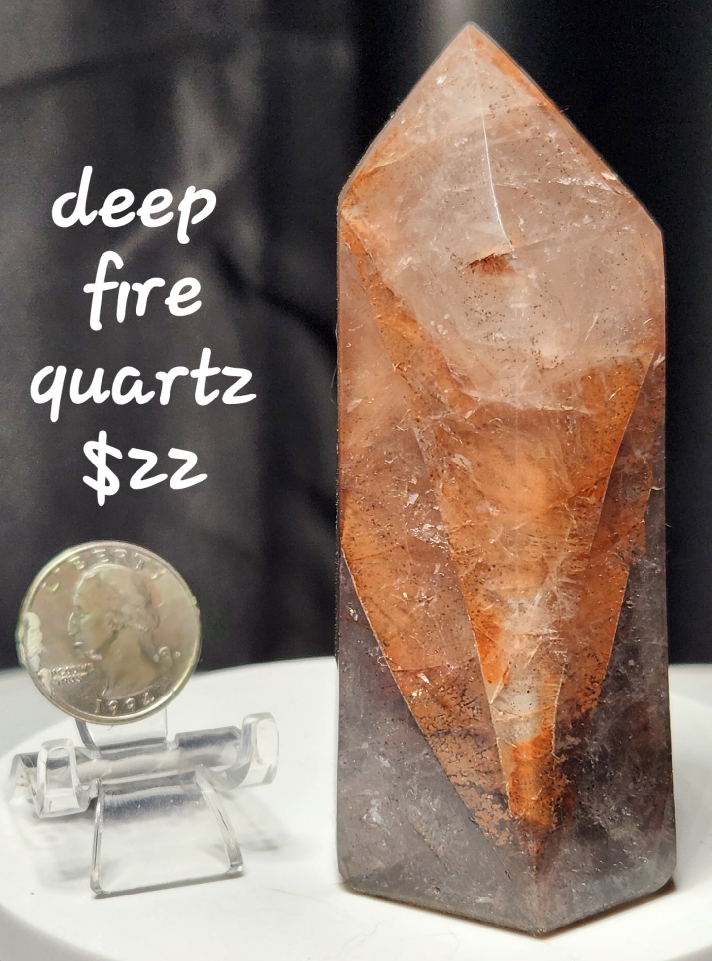 Deep Fire Quartz Tower