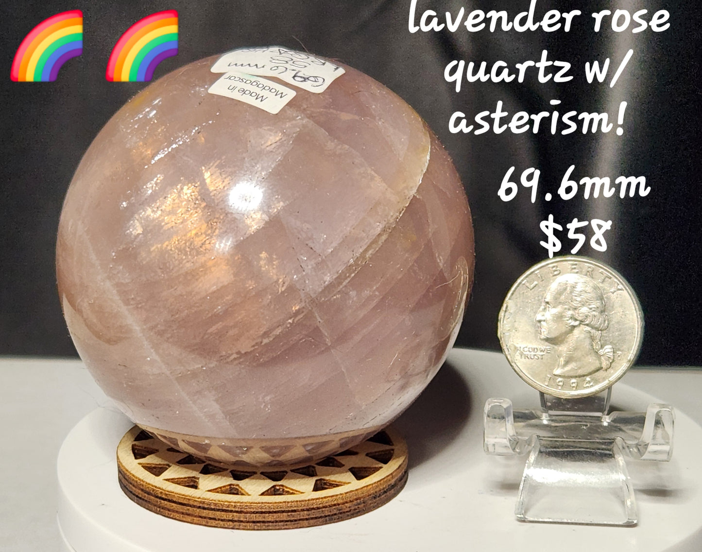 Lavender Rose Quartz